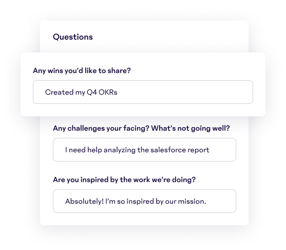 Check-in Questions