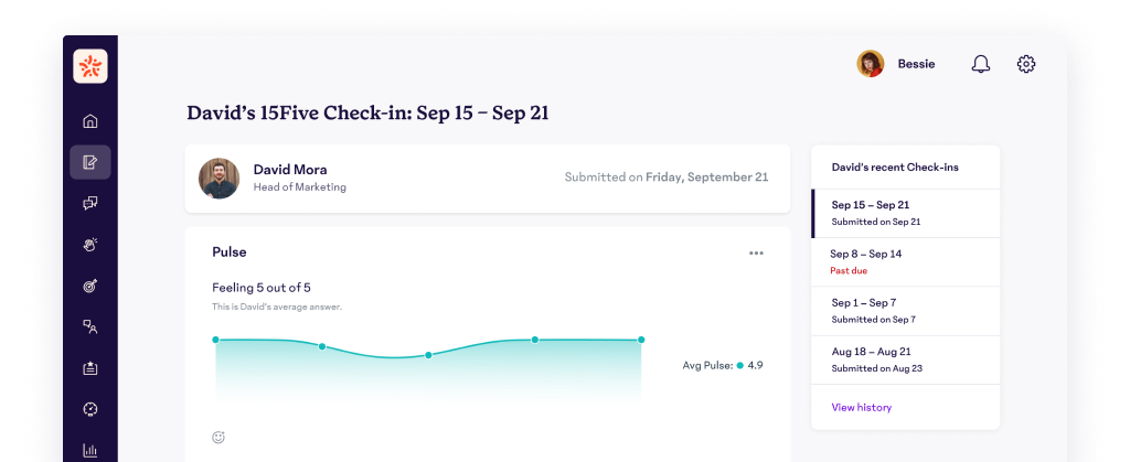Weekly Check-ins
